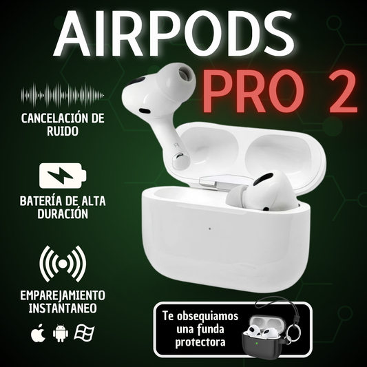 Audifonos Airpods Pro 2 Generación + estuche GRATIS